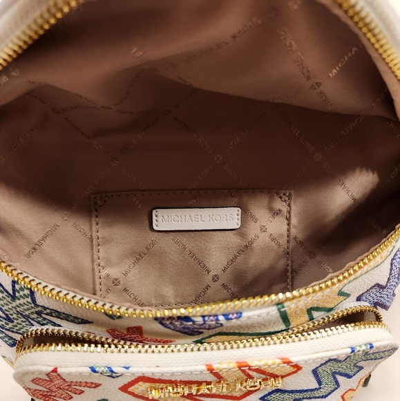 Michael Kors Multi-Color Erin Graphic Logo Belt Bag - Picture 3 of 3
